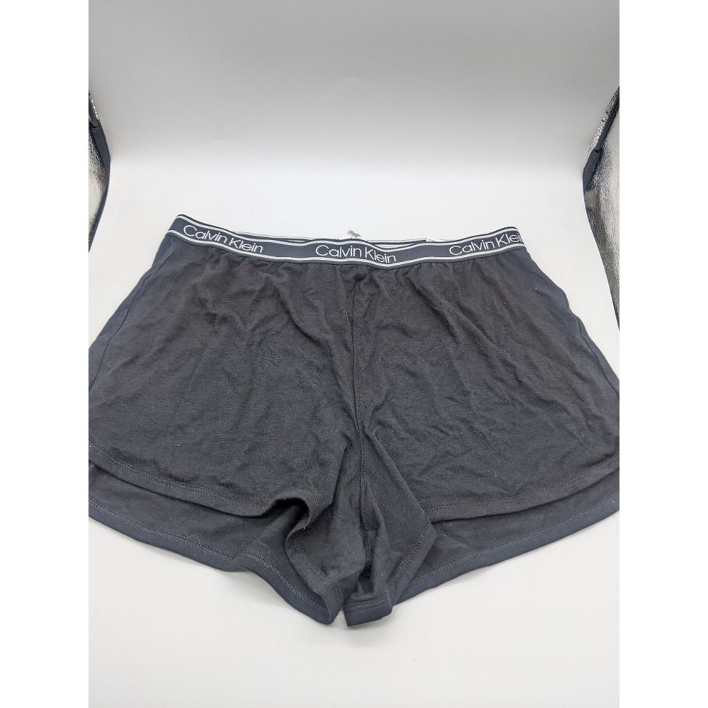 NWT Calvin Klein Sleepwear Boxer Shorts Sz XL Black